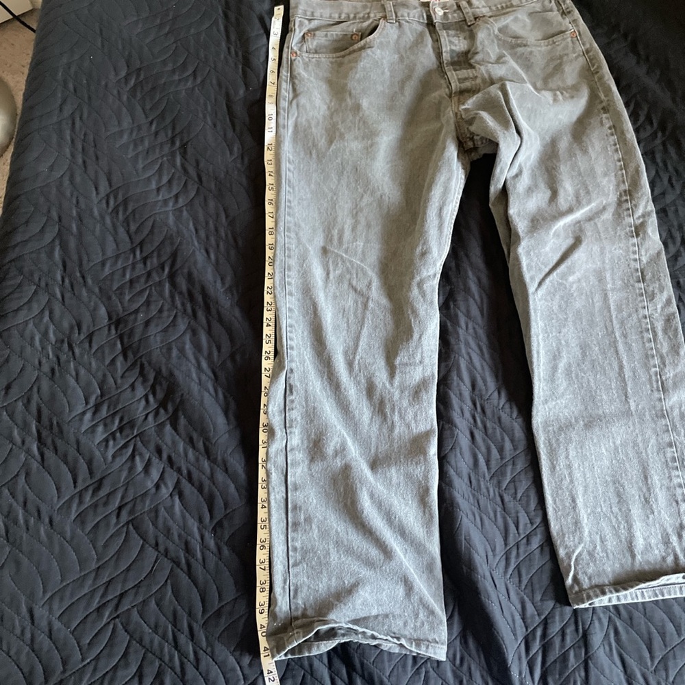 Levi’s Grey Straight Leg Button Fly - image 8